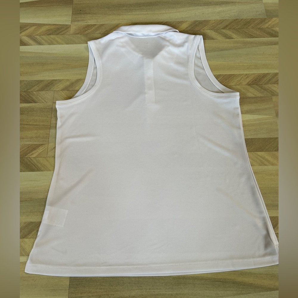 NIKE DRI FIT Victory Sleeveless Golf Polo         New w/tags Women’s L - Picture 5 of 6